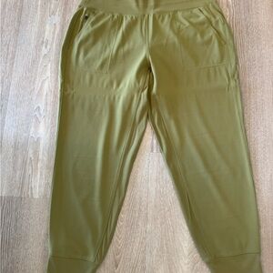Athleta Olive Colored Jogger Pants